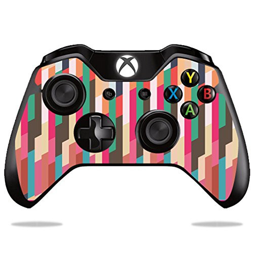 MightySkins Skin Compatible with Microsoft Xbox One/One S Controller Case wrap Cover Sticker Skins Crazy Stripes