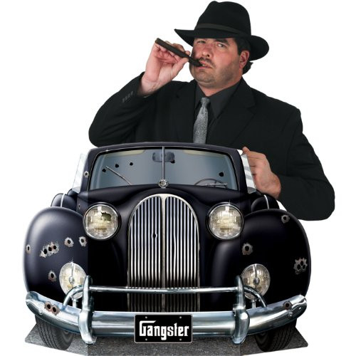 Gangster Car Photo Prop Party Accessory (1 count) (1/Pkg)