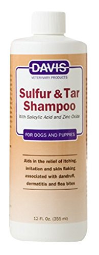 Davis Sulfur Tar Shampoo for Pets, 12 oz