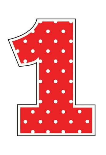 Creative Converting Ladybug Fancy 1st Birthday Molded Candle (2-Pack)