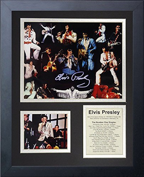 Legends Never Die Elvis Presley Framed Photo Collage, 11x14-Inch Legends Never Die Elvis Presley Framed Photo Collage, 11x14-Inch