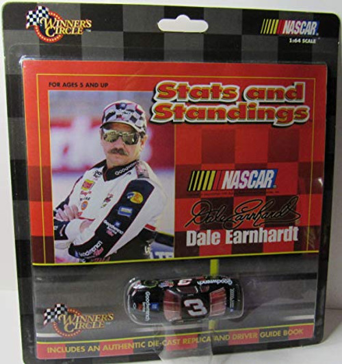 Winner's Circle NASCAR Dale Earnhardt Stats & Standings Book 1:64 Car
