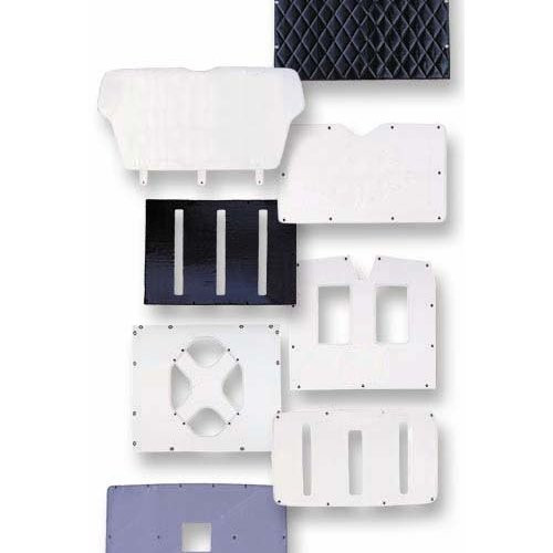 Belmor WF-2202-1 White Winterfront Truck Grille Cover for 2008-2018 Peterbilt 365, 367