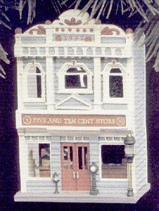 Nostalgic Houses & Shops 5 & 10 Cent Store 9th in Series 1992 Hallmark Keepsake Ornament QX4254 by Hallmark Houses