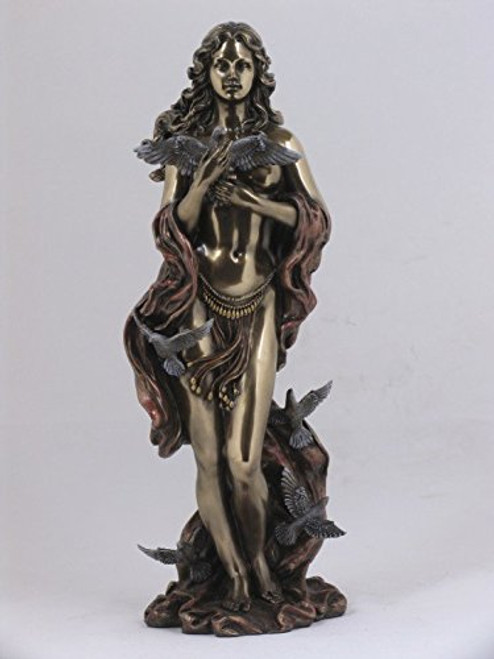 Aphrodite (Venus) Greek Roman Goddess of Love Statue, Real Bronze Powder Cast 12-inch Sculpture Aphrodite (Venus) Greek Roman Goddess of Love Statue, Real Bronze Powder Cast 12-inch Sculpture
