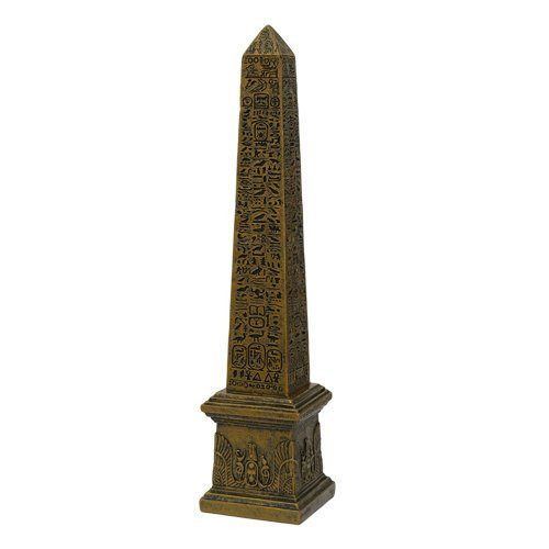 PTC 10 Inch Obelisk Structure Mythological Egyptian Statue Figurine PTC 10 Inch Obelisk Structure Mythological Egyptian Statue Figurine