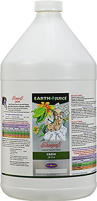 HydroOrganics HOEG35003 Earth Juice Elements Grow , 1-Gallon 16-0-0