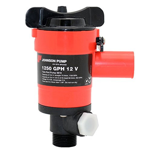 Johnson Pumps 48103 1250 GPH Aerator/Livewell Pump