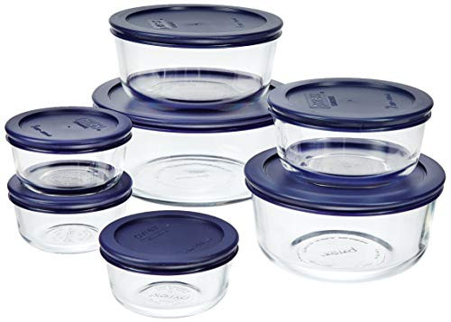 Pyrex Simply Store 1-Cup Round Glass Food Storage Dish