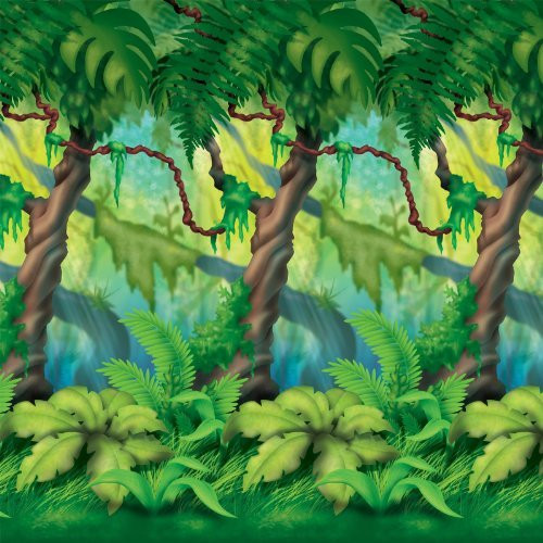 Jungle Trees Backdrop Party Accessory (2 count) (2/Pkg)