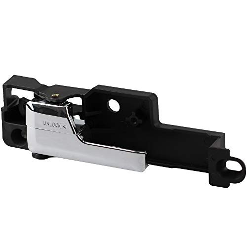 MYSMOT Interior Front Left (Driver-Side) Chrome Door Handle For 2006-2012 Ford Fusion 2007-2012 Lincoln MKZ 2006 Lincoln Zephyr 2006-2011 Mercury Milan (Replaces 6E5Z-5422601-A, 6E5Z5422601A)