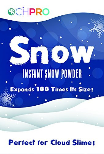 OchPro Innovations Instant Snow Powder for Slime - Makes 5 Gallons - Premium Fake Snow Perfect for Cloud Slime - Safe and Non-Toxic
