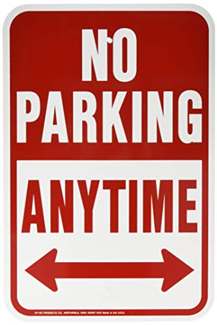 Hy-Ko Prod. HW-1 Highway Signs - "No Parking Anytime" Hy-Ko Prod. HW-1 Highway Signs - "No Parking Anytime"