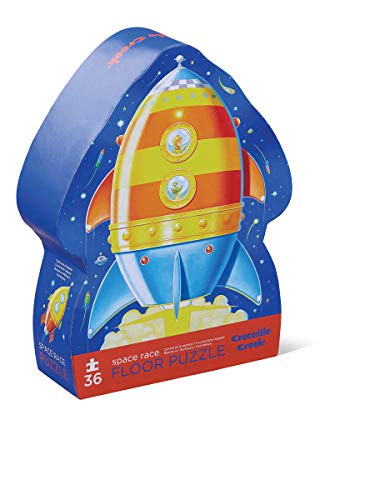 Crocodile Creek - Space Race - 36Piece Floor Puzzle for Kids Ages 3 & Up
