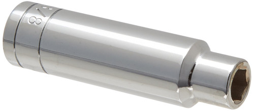 SK Hand Tool 41812 6 Point 1/2-Inch Drive Deep Fractional Socket, 3/8-Inch, Chrome
