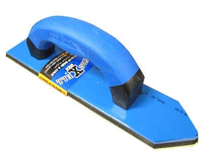 Troxell USA - 3" x 12" Pointed Gum Rubber Grout Float with SoftGrip Handle