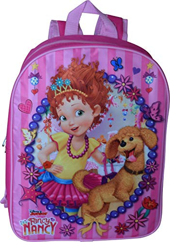 Fancy Nancy Girl's 15" Backpack (Pink Nancy and Frenchy)