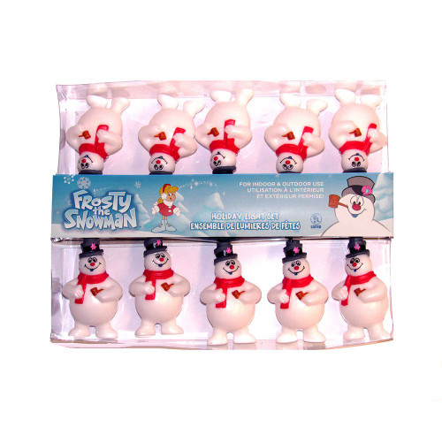 Kurt Adler 10-Light Frosty the Snowman Light Set