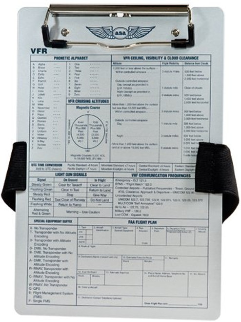 ASA Visual Flight (VFR) Kneeboard ASA-KB-1 ASA Visual Flight (VFR) Kneeboard ASA-KB-1