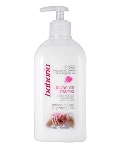 Babaria Rosa Mosqueta / Musk Rose Oil Pump Hand Soap 500ml by BeautyCenter