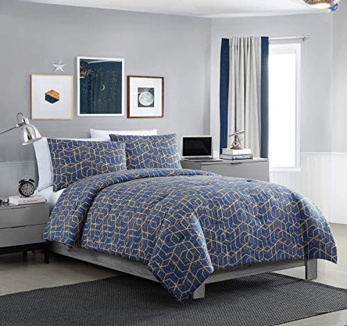 VCNY Home Ironclad Comforter Set, Twin XL, Blue
