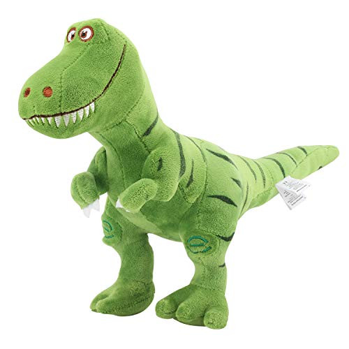 Zooawa Bed Time Stuffed Animal Toys, Cute Soft Plush T-Rex Tyrannosaurus Dinosaur Figure - Green