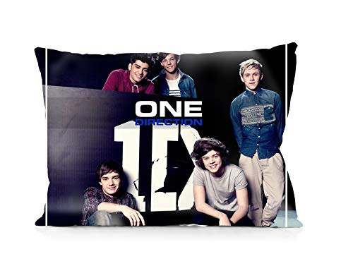 DoubleUSA 1D One Direction Pillowcases Two Sides Print Zipper Pillow Covers 20"x30"