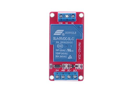 KNACRO DC 5V 1-Channel 30A Relay Control Module Bi-Directional Isolated Control Module High/Low Level Trigger (DC 5V, 30A 1-Channel)