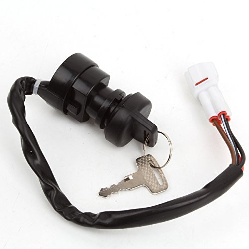 Wingsmoto Ignition Key Switch for Yamaha Kodiak 400 YFM400 4WD 1999 2000 2001 ATV