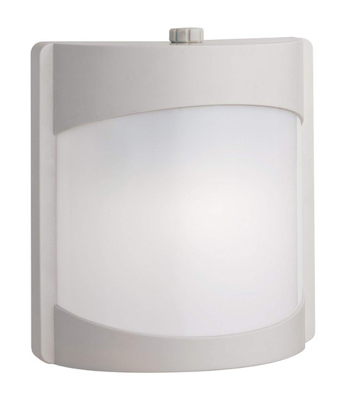 Lithonia Lighting OSWC 13F 120 P LP WH M4 Contemporary Wall Light with One 13-Watt Compact Spiral Fluorscent Lamp