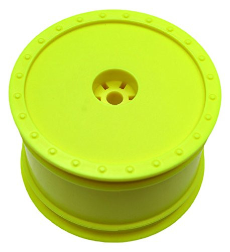 DE Racing BBARY Borrego Buggy Wheels Fits Team Associated B4, B44 Rear, Yellow