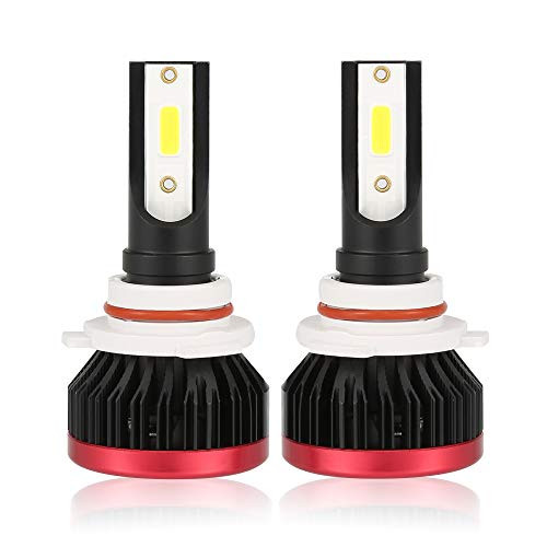 9006 LED Headlight Bulbs 72W Conversion Kit All-in-One COB Chips 9600 lumens 6000K High/Low/Fog Beam Extremely Bright HB4 Auto Headlamp Car Bulb,1 Year Warranty by Duo Lu Tong