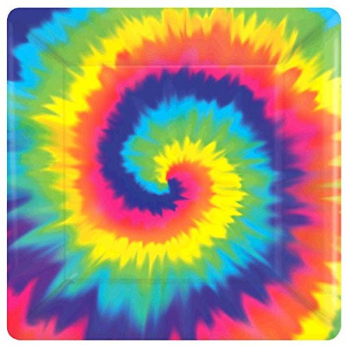 Feeling Groovy Party Plates, 10", 8 Ct.