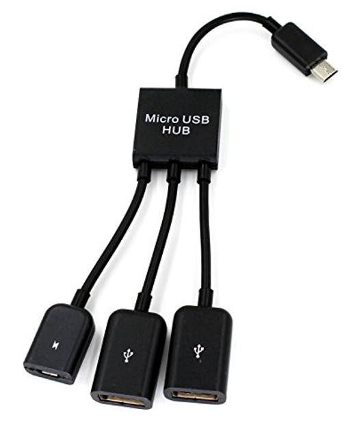 Aiposen 3 in 1 USB OTG Cable Adapter, Micro USB Hub USB OTG Extension Adapter for Smartphone and Tablet Aiposen 3 in 1 USB OTG Cable Adapter, Micro USB Hub USB OTG Extension Adapter for Smartphone and Tablet
