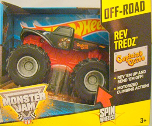 Hot Wheels Monster Jam Rev Tredz 2014 Off-Road Captain's Curse