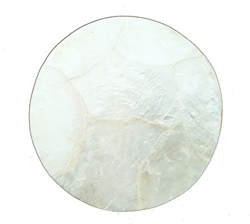 East-J Capiz Shell Round Coasters, Set of 6