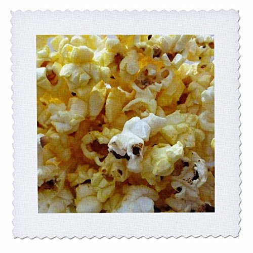 3dRose qs_32034_1 Popcorn Quilt Square, 10 by 10-Inch