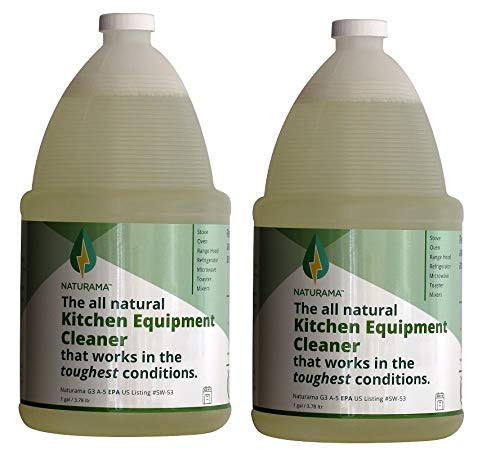 Naturama, All Natural Kitchen Equipment Cleaner, Eco-Friendly EPA Registered. Made in the U.S. (1gal 2 Pack)