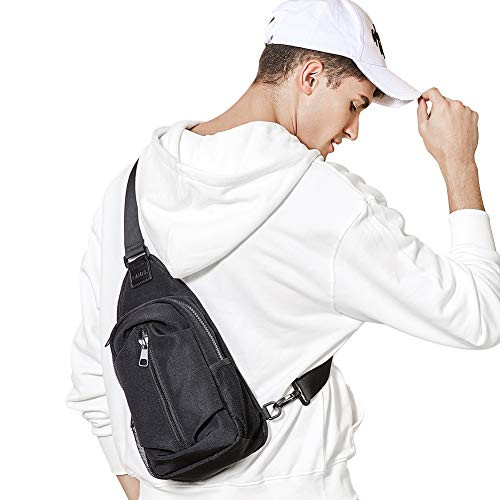 CAMEL CROWN Sling Backpack Mini Small Sling Bag Chest Shoulder Crossbody Daypack for Men Anti Theft Casual