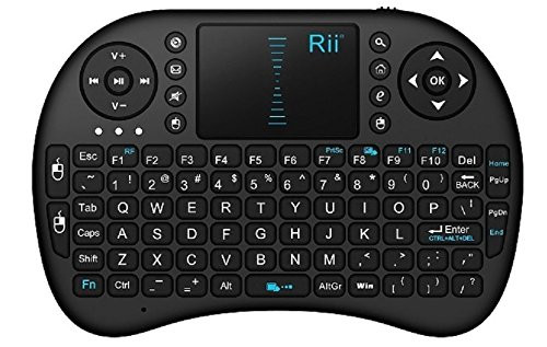 Rii I8 Mini 2.4Ghz Wireless Touchpad Keyboard With Mouse For Pc, Pad, Xbox 360, Ps3, Google Android Tv Box, Htpc, Iptv (Black)