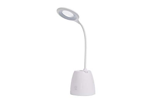 LED Desk Lamp with USB Charging Port for Study, White Dimmable Table Lamp with Pen Holder or Phone Stand?4000K Eye-Caring Table Lamp, Dimmable Office Light LED Desk Lamp with USB Charging Port for Study, White Dimmable Table Lamp with Pen Holder or Phone Stand?4000K Eye-Caring Table Lamp, Dimmable Office Light