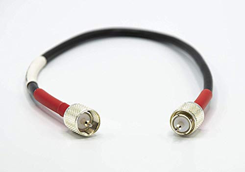 Cable Experts RG-8X Jumper-CB Radio- CB Coax Cable PL259 UHF Male Connectors (3 Feet)