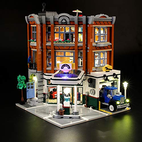 LIGHTAILING Light Set for (Creator Expert Corner Garage) Building Blocks Model - Led Light kit Compatible with Lego 10264(NOT Included The Model)