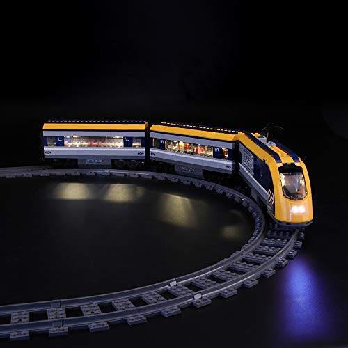 LIGHTAILING Light Set for (City Passenger Train) Building Blocks Model - Led Light kit Compatible with Lego 60197(NOT Included The Model)