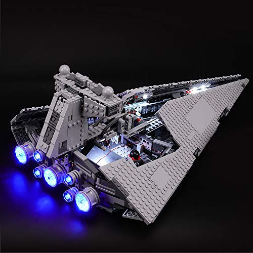 BRIKSMAX Led Lighting Kit for Star Wars Imperial Star Destroyer - Compatible with Lego 75055 Building Blocks Model- Not Include The Lego Set BRIKSMAX Led Lighting Kit for Star Wars Imperial Star Destroyer - Compatible with Lego 75055 Building Blocks Model- Not Include The Lego Set