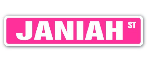 SignMission 2" X 9" Decal, Janiah