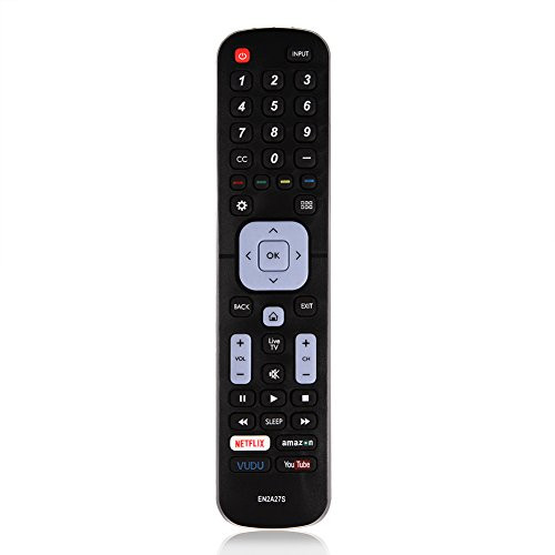 Tangxi TV Remote Control Replacement, Ideal TV Replacement Remote Control,Television Controller for Sharp LC-40N5000U/LC-43N5000U/LC-43N6100U TV,8m Transmission,Stable Performance,Black