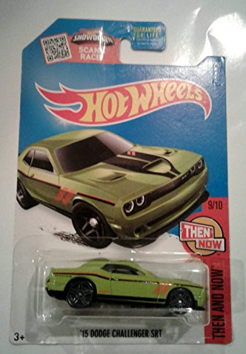 Hot Wheels 2016 Then and Now '15 Dodge Challenger SRT 109/250, Exclusive Lime Green