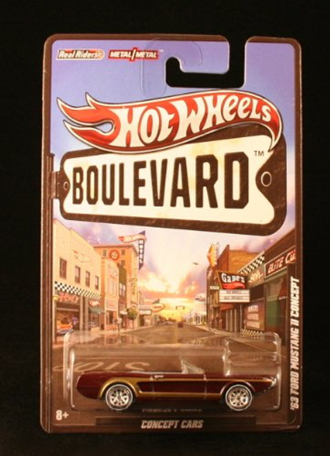 '63 FORD MUSTANG II CONCEPT * CONCEPT CARS * Hot Wheels 2012 BOULEVARD SERIES 1:64 Scale Die-Cast Vehicle
