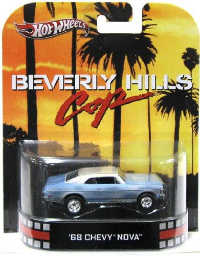 Hot Wheels '68 Chevy NOVA Beverly Hills COP 2012 Retro Series Die Cast Vehicle